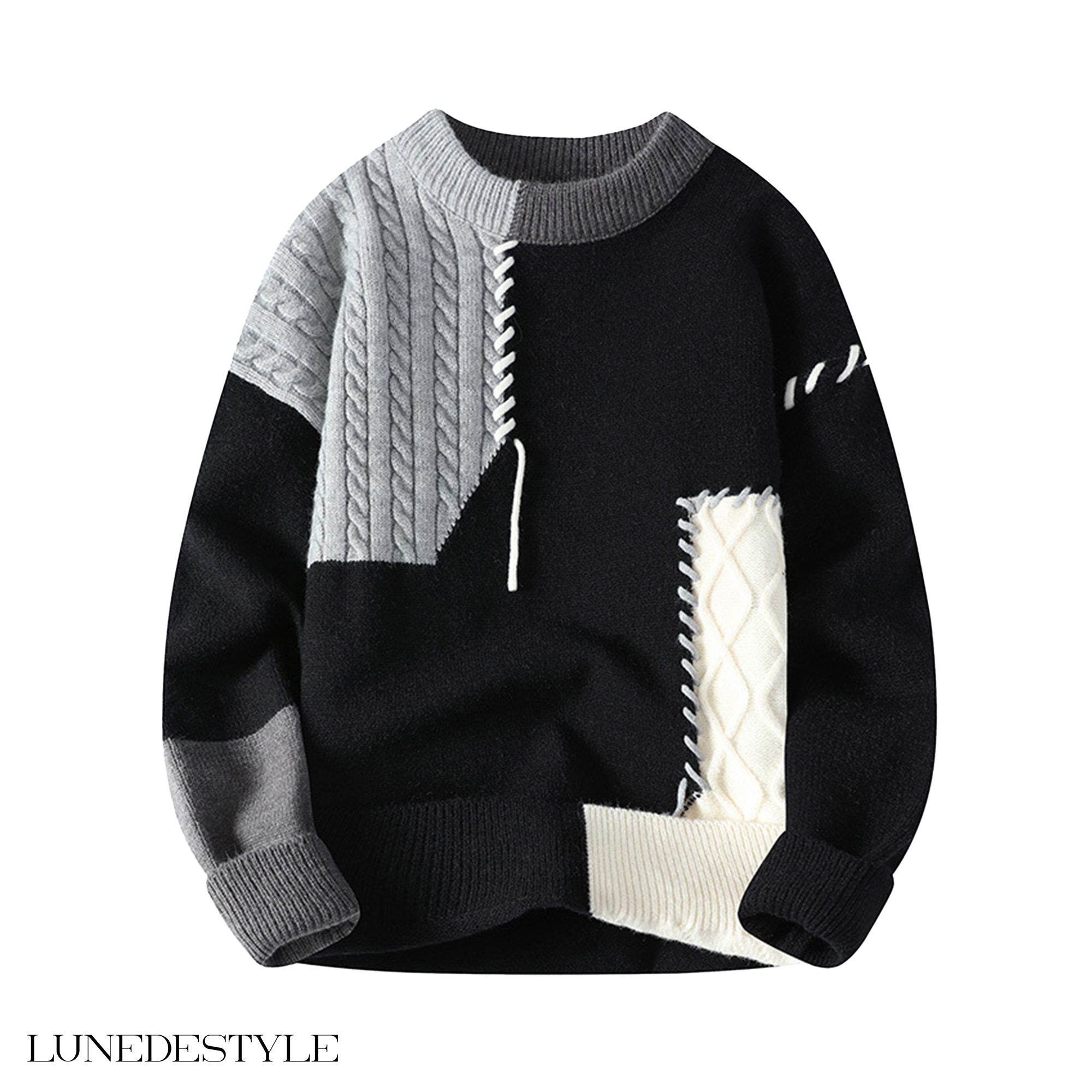 Pull Patchwork Homme | LUNEDESTYLE™