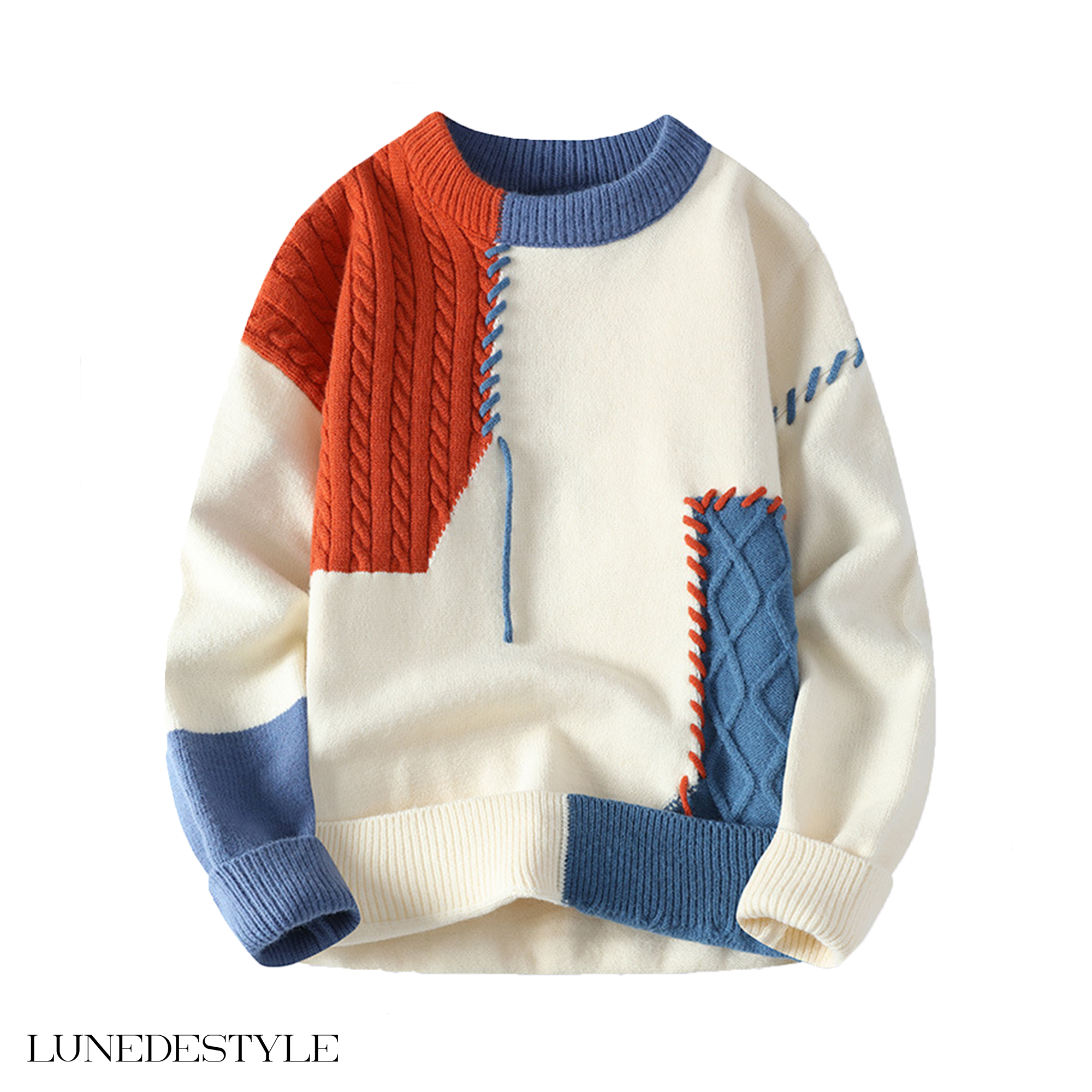 Pull Patchwork Homme | LUNEDESTYLE™