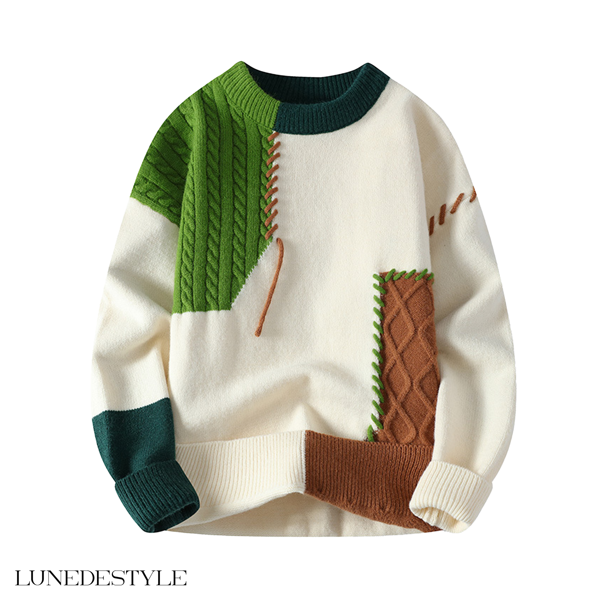 Pull Patchwork Homme | LUNEDESTYLE™